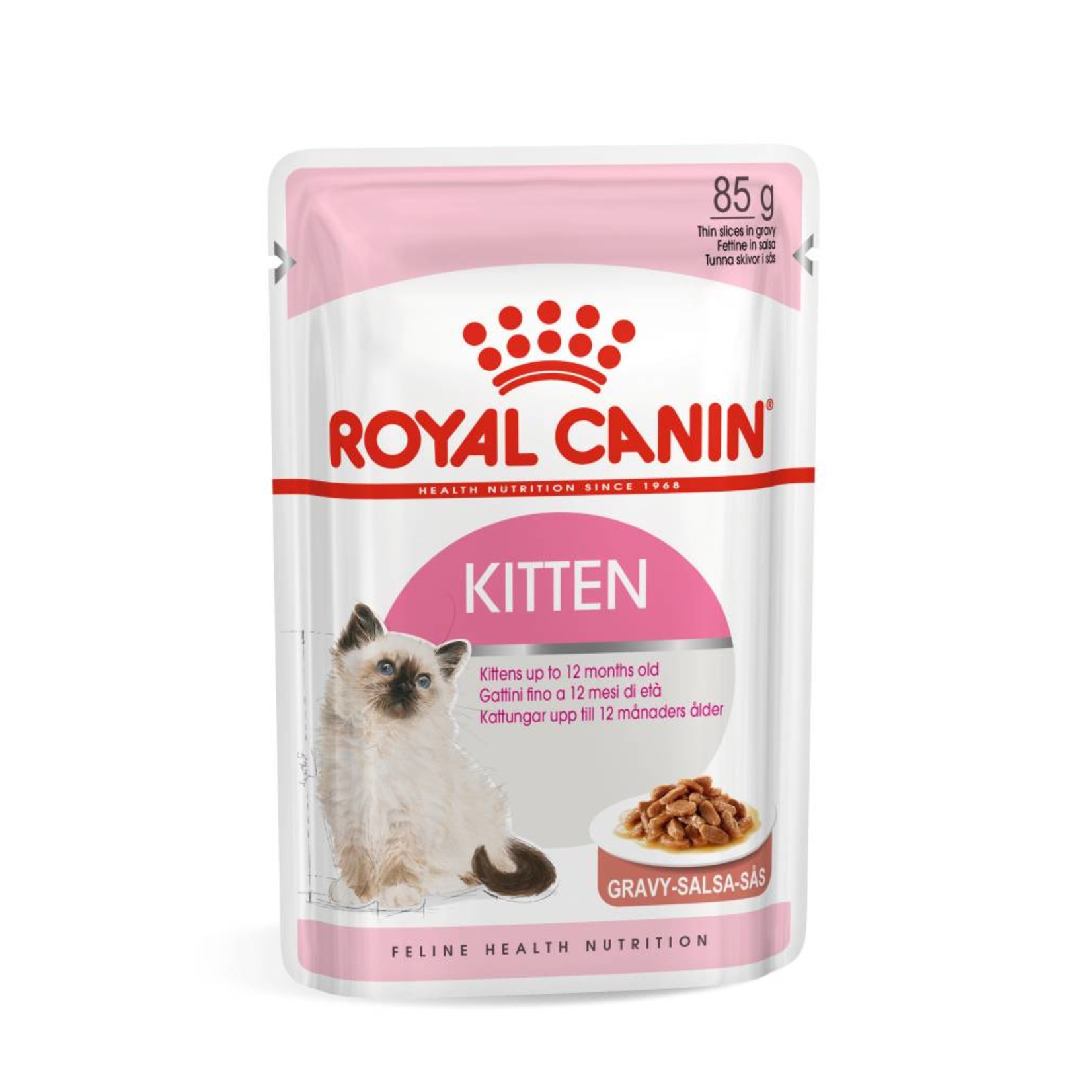 Royal Canin Kitten Wet Food Pouch with Gravy, 85g