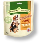 James Wellbeloved MiniJacks Hypo-Allergenic Dog Treats, Turkey, 90g