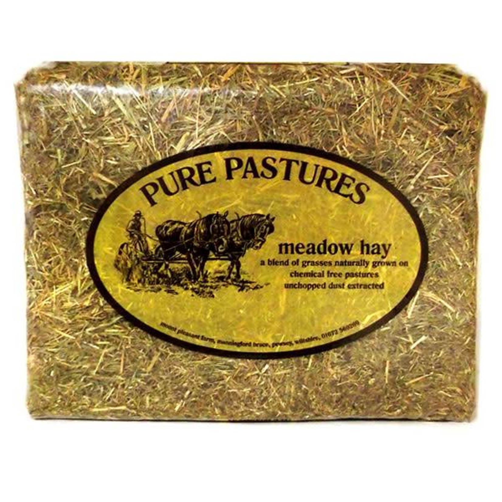 Pure Pastures Meadow Hay, Mini Bag