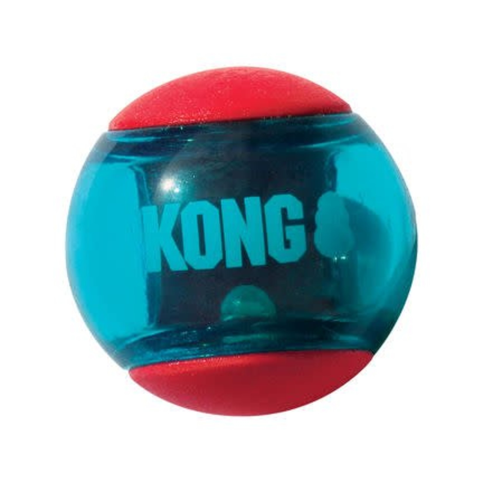 KONG Squeezz Action Red Ball Dog Toy