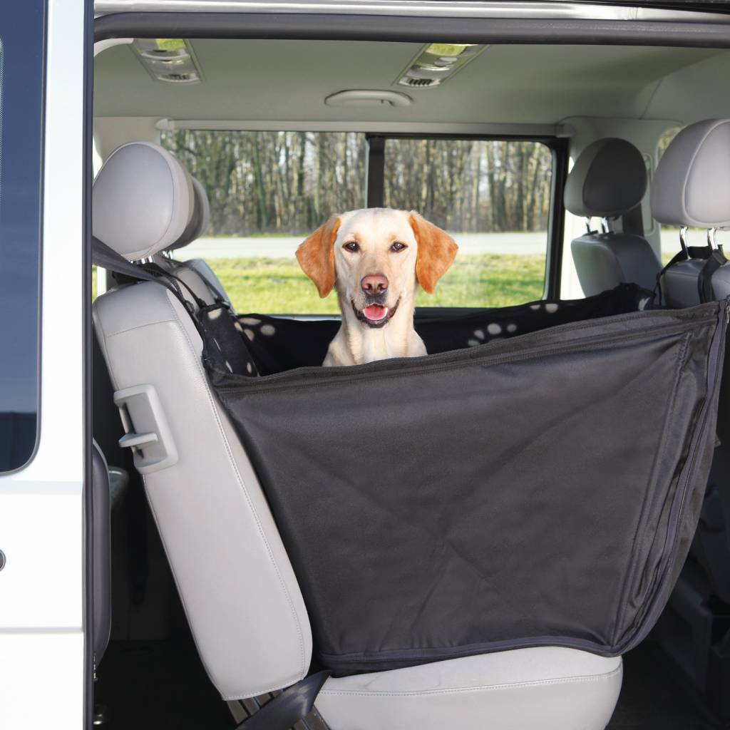Car seat cover with sidewalls, x m, black/beige Pet