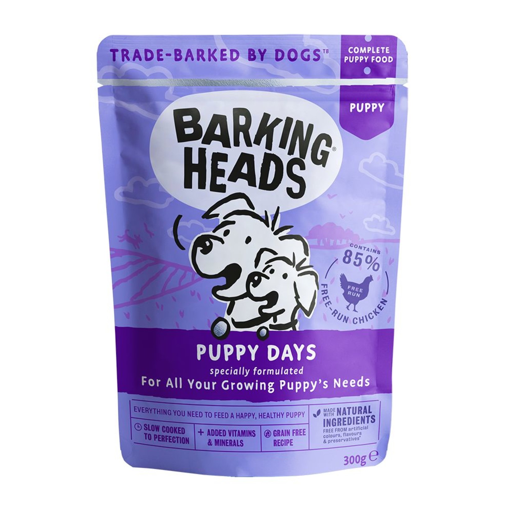 Barking Heads Puppy Days Wet Dog Food, 300g