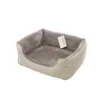 Gor Pets Ultima Dense Foam Dog Bed, Grey Canvas