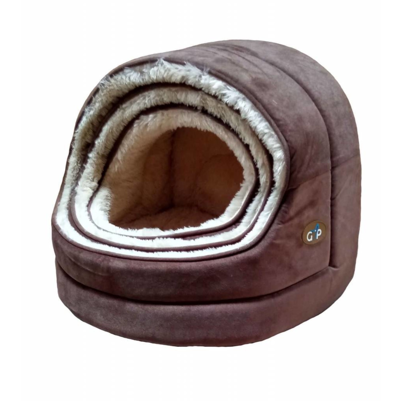 Gor Pets Nordic Hooded Cat Bed, Brown