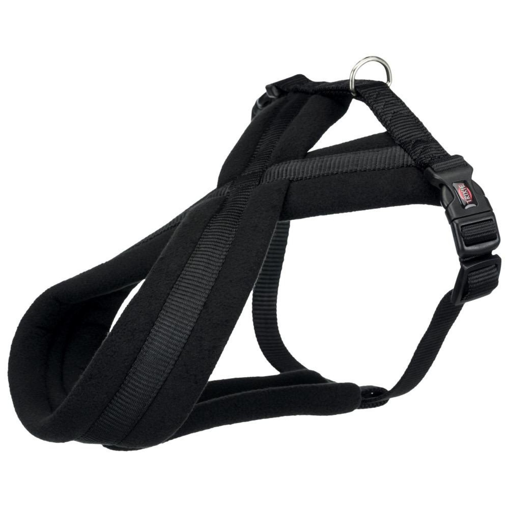 Trixie Premium Touring Padded Dog Harness, Black