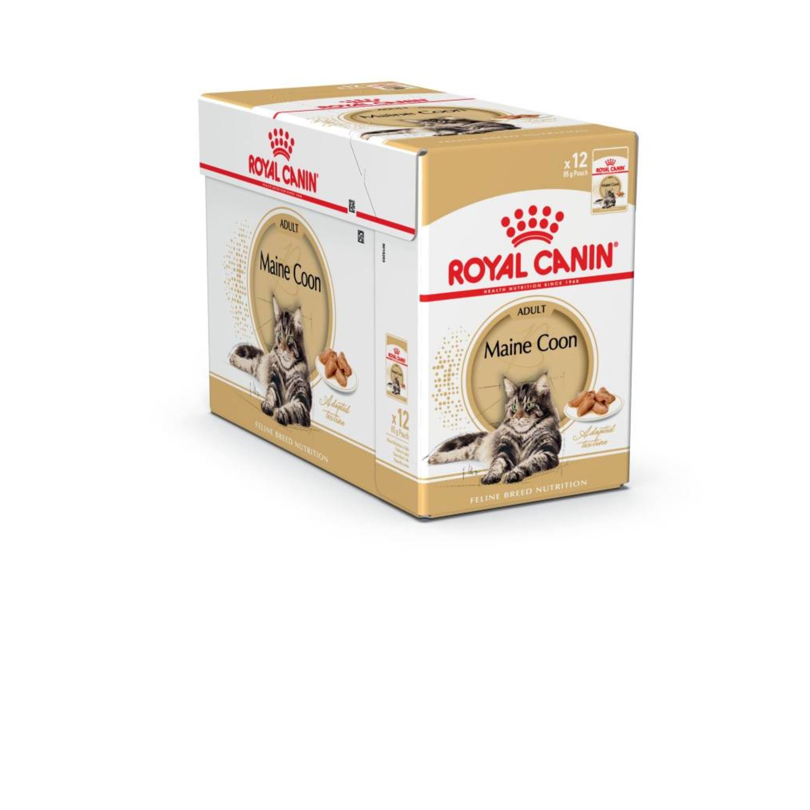 Royal Canin Maine Coon Adult Cat Wet Food Pouch, 85g, box of 12