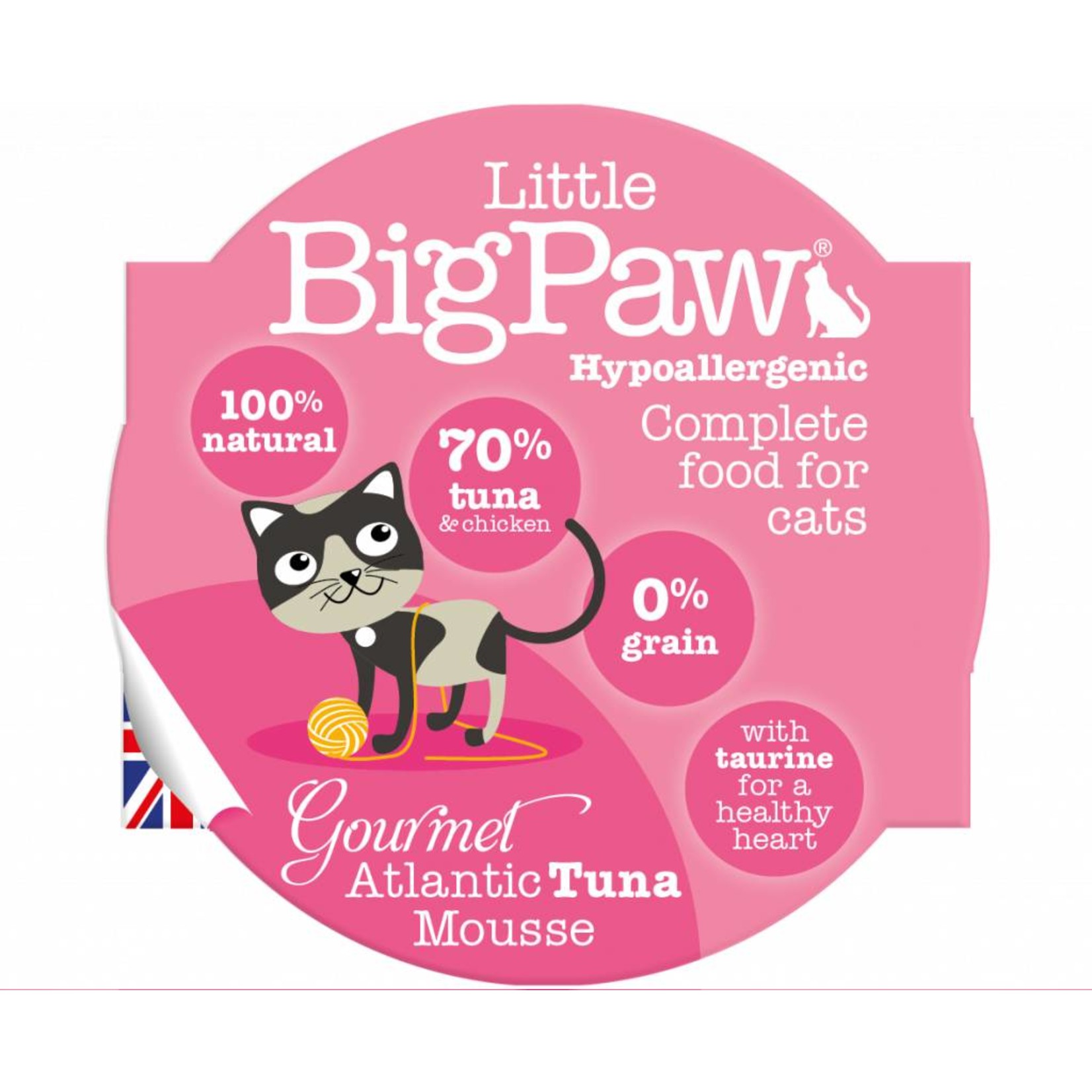 Little BigPaw Gourmet Atlantic Tuna Mousse Cat Wet Food, 85g