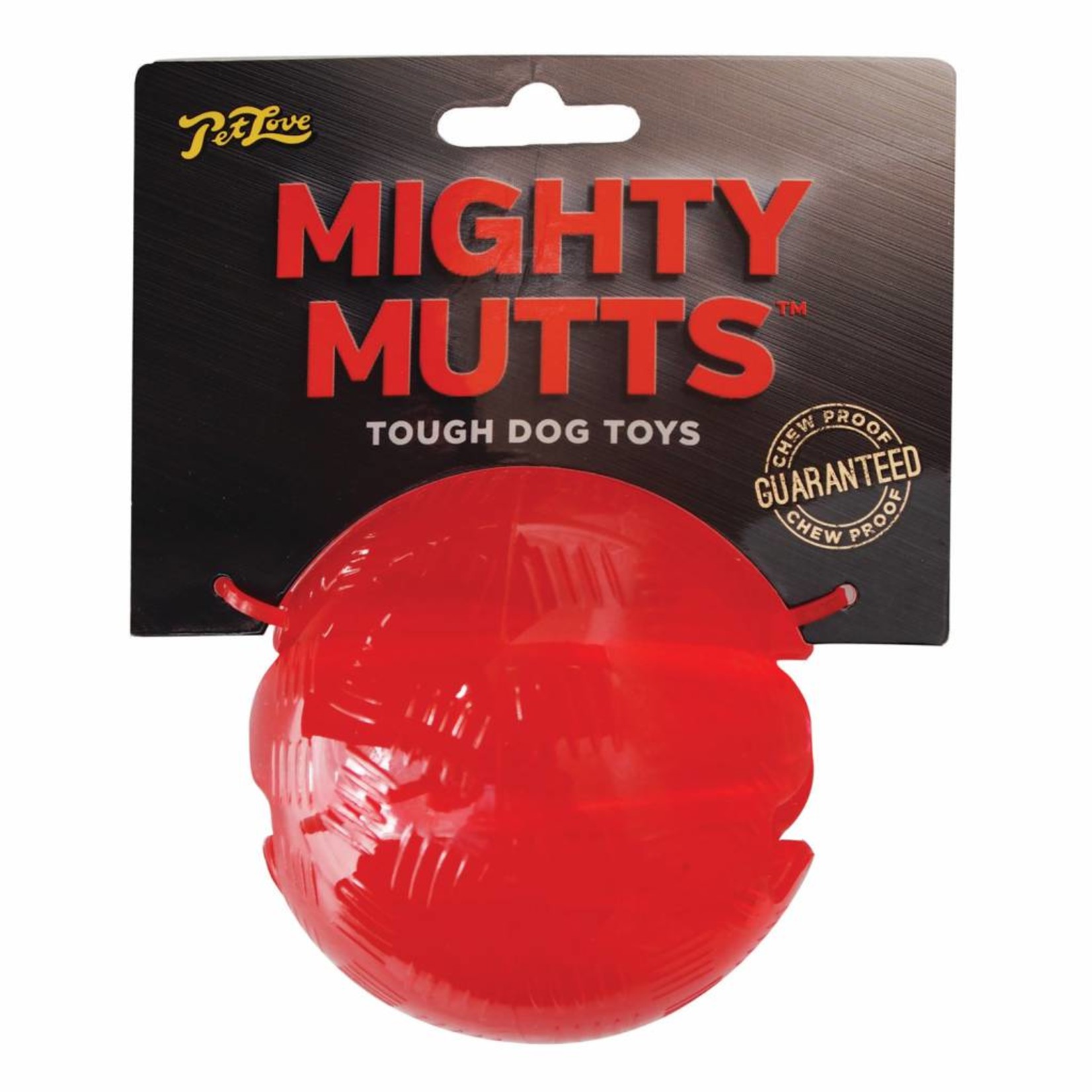 Mighty Mutts Rubber Ball Dog Toy