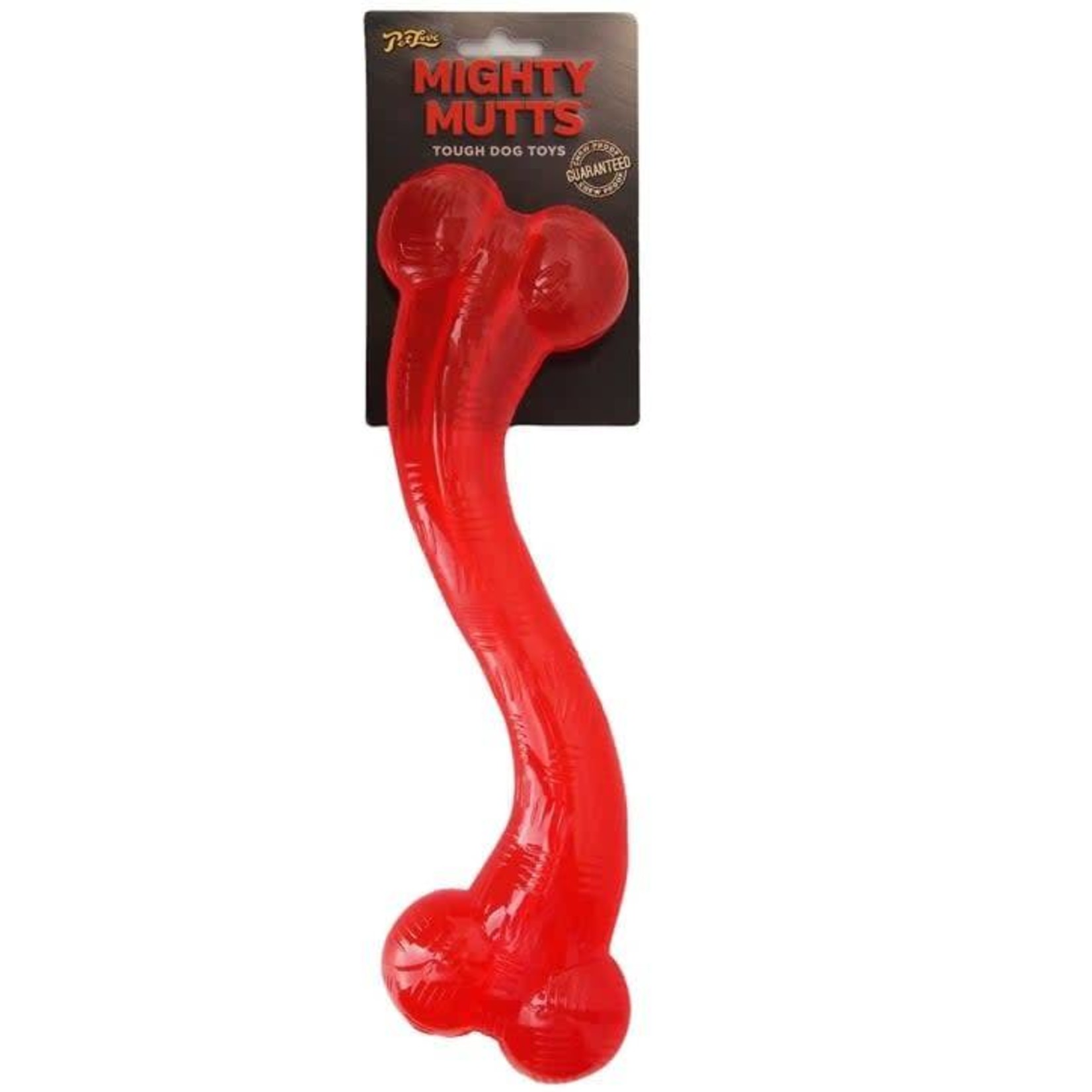 Mighty Mutts S-Bone Rubber Dog Toy