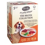 HiLife It's Only Natural Multipack Broth Selection Wet Dog Food Pouch, 5 x 100g