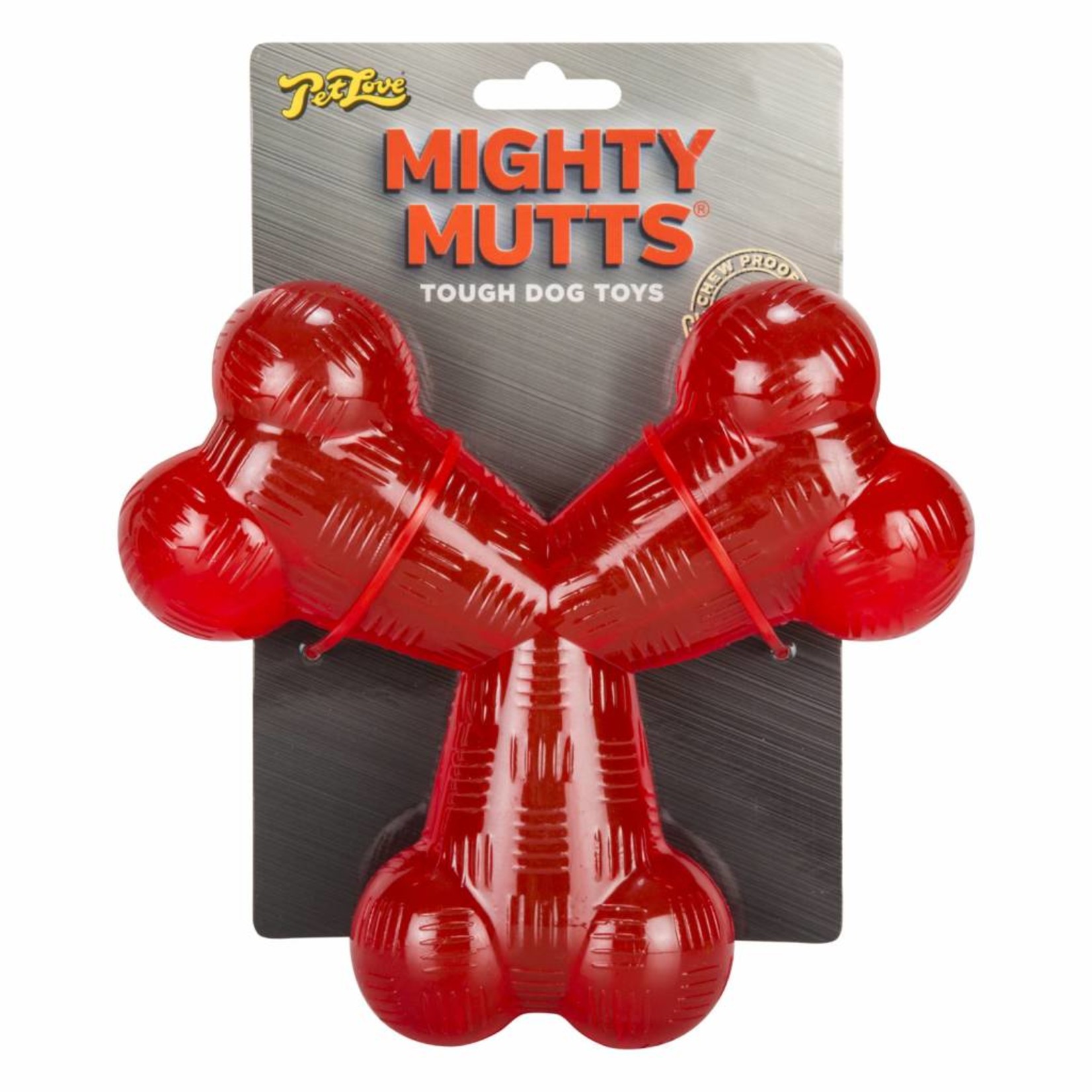 Mighty Mutts Tri-bone Rubber Dog Toy