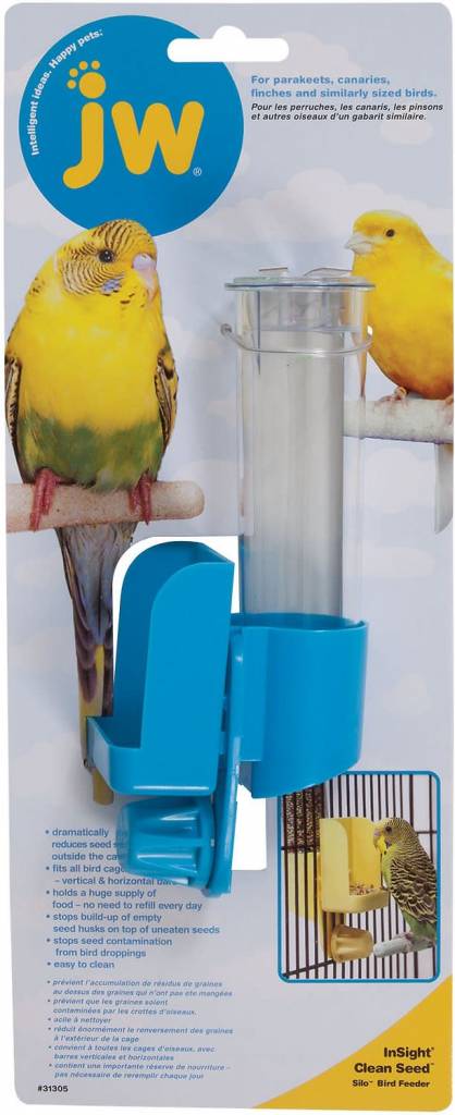 Clean Seed Silo Bird Feeder Pet Care By Post