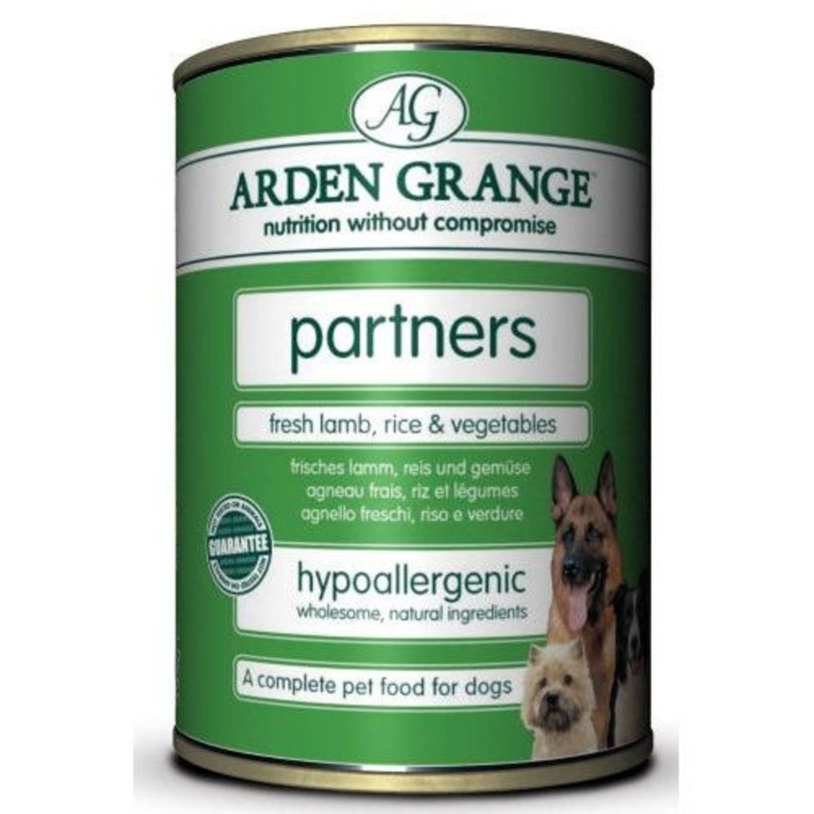 Arden Grange Partners Adult Wet Dog Food, Lamb, Rice & Vegetables 395g, pack of 6