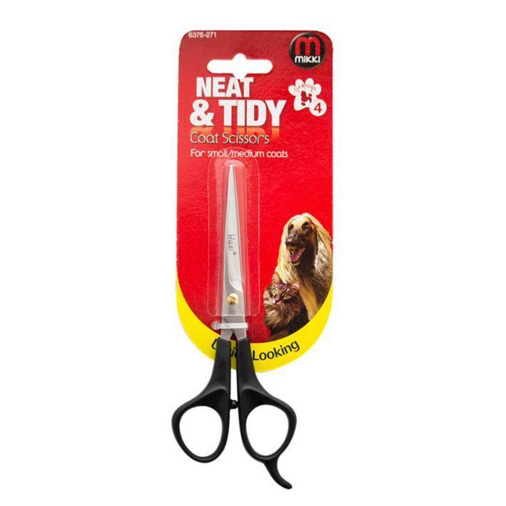 Coat Scissors for Medium & Large Dogs 19cm Pet Care By Post
