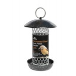 Tom Chambers Hammered Steel Suet Pellet Wild Bird Feeder