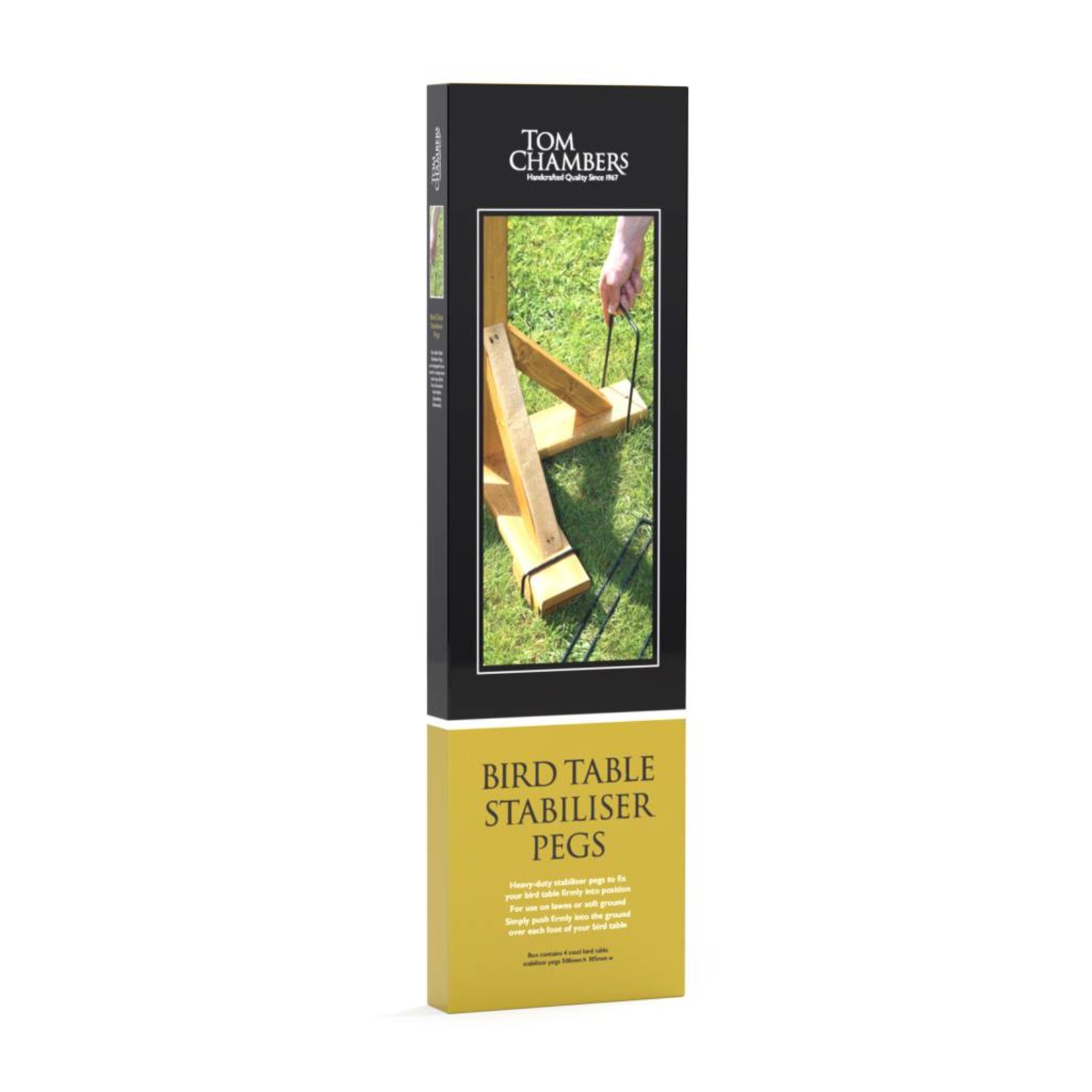 Tom Chambers Wild Bird Table Stabiliser Pegs, 6 pack