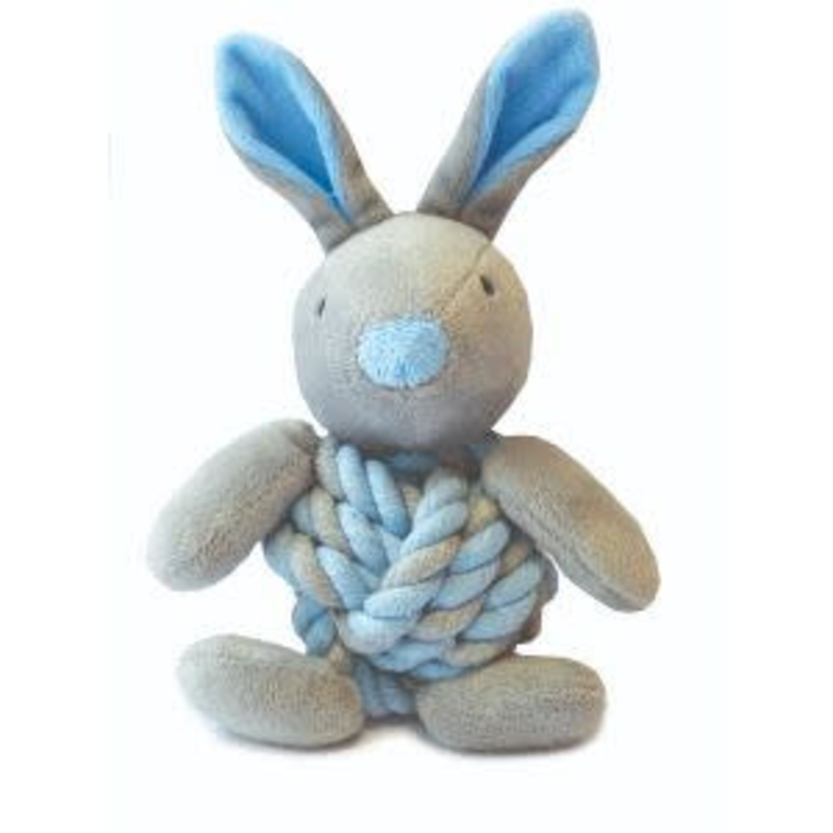 Happy Pet Little Rascals Knottie Bunny Dog Toy, Blue