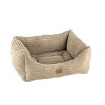 Snug & Cosy Rectangle San Remo Pet Bed, Mink Cord