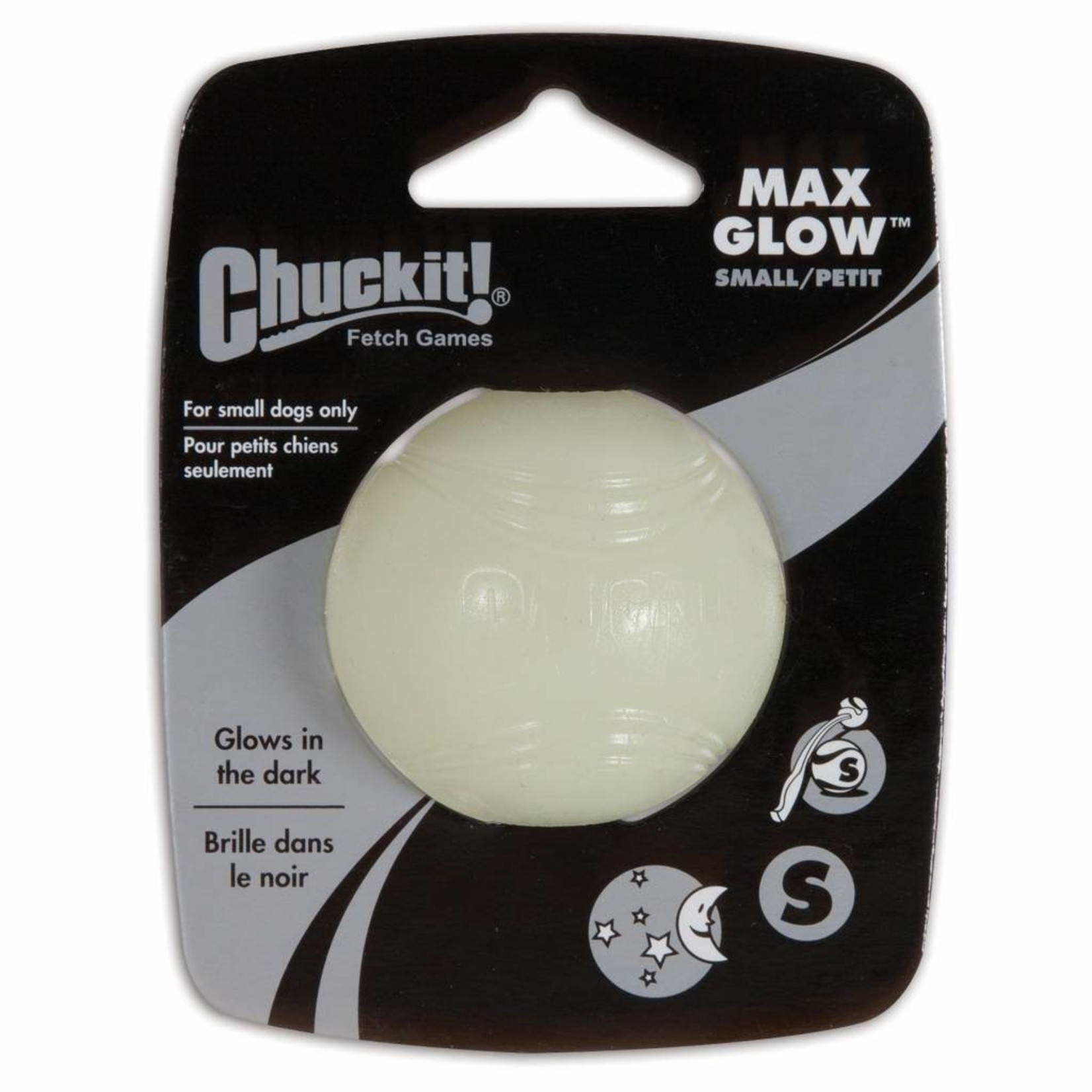 Chuckit! Max Glow in the Dark Ball Dog Toy