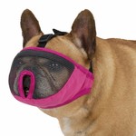 Trixie 'CLEARANCE' Muzzle for Short Nose Dog Breeds, in Pink