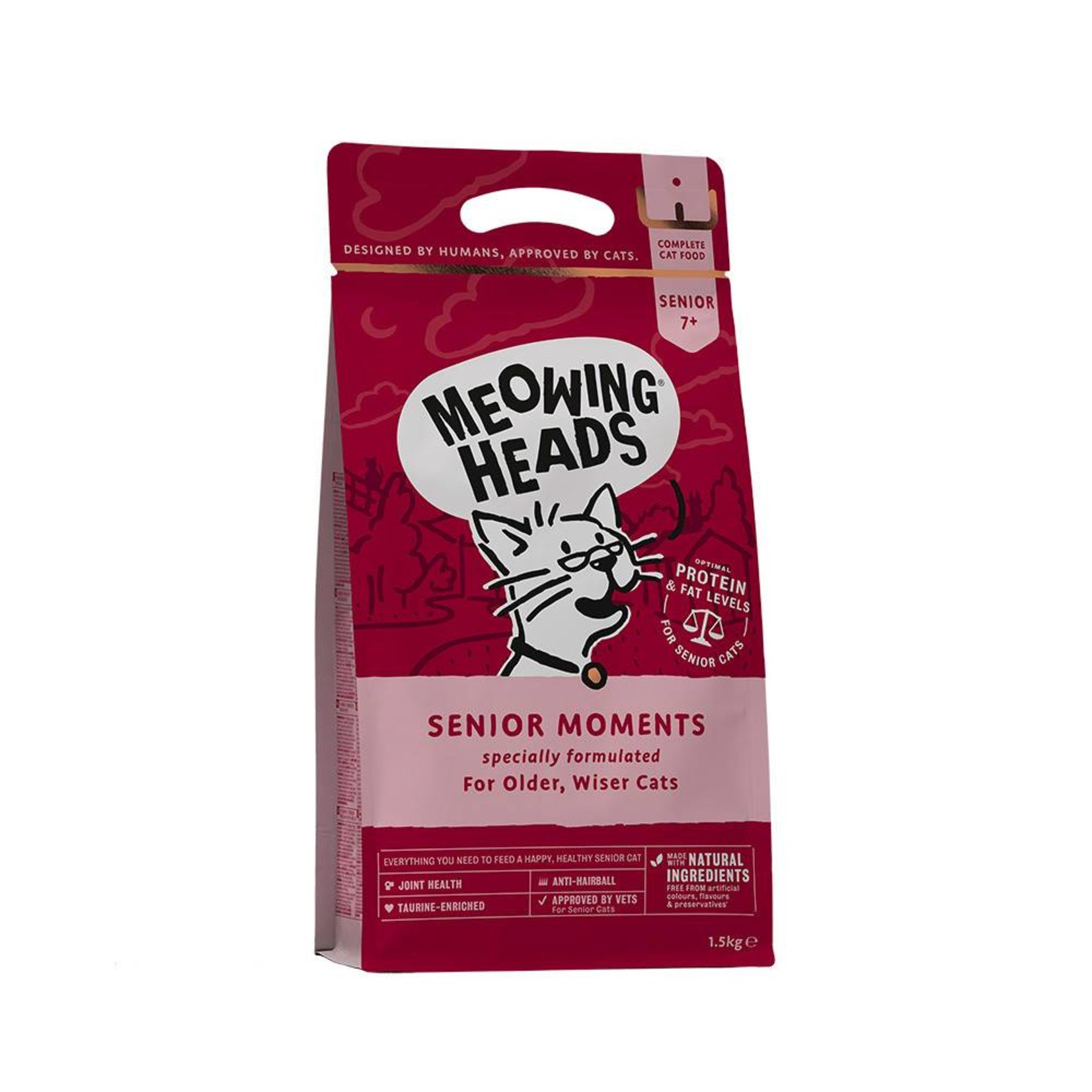 Meowing Heads Senior Moments Senior Cat Dry Food