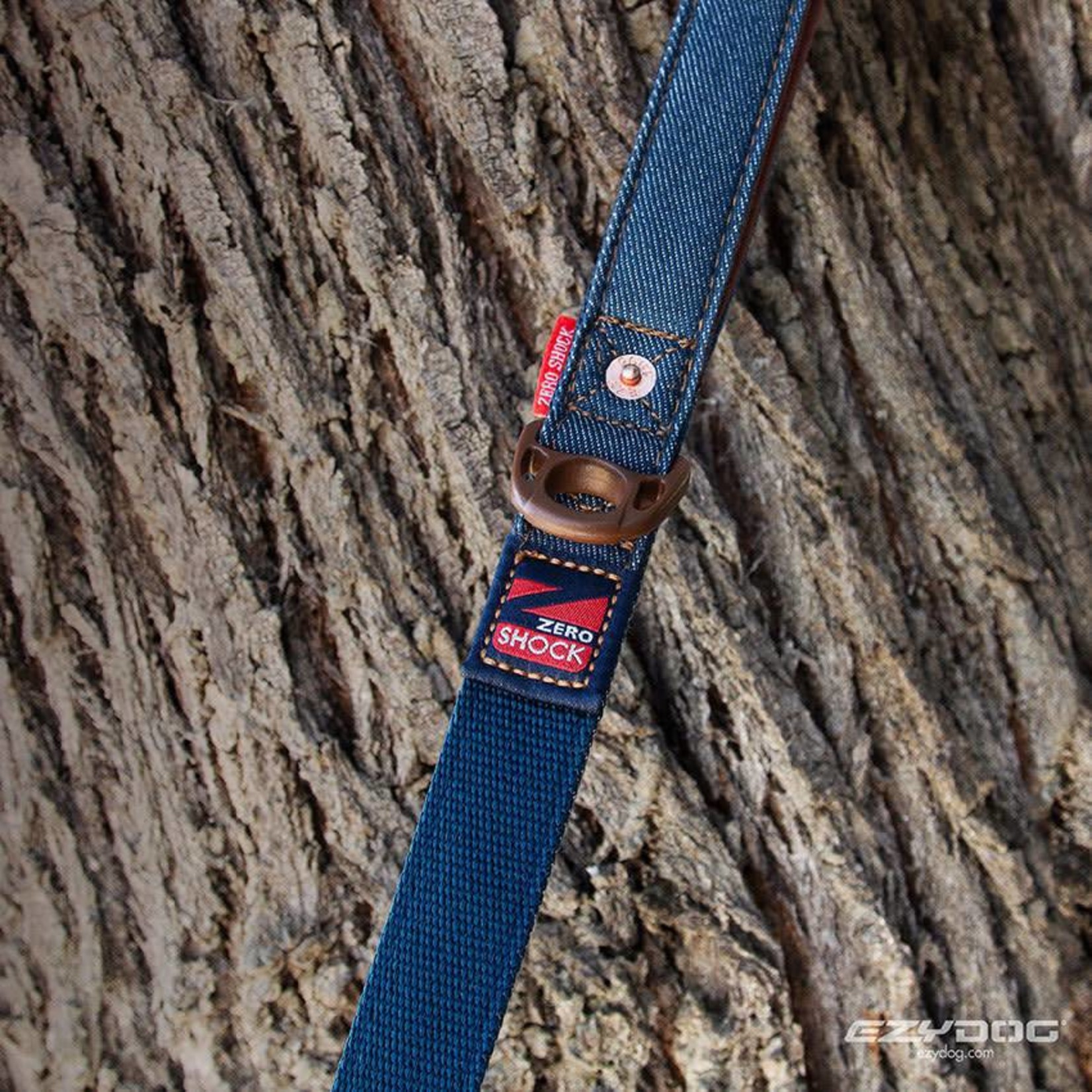 EzyDog Zero Shock Dog Lead 25, 64cm Denim