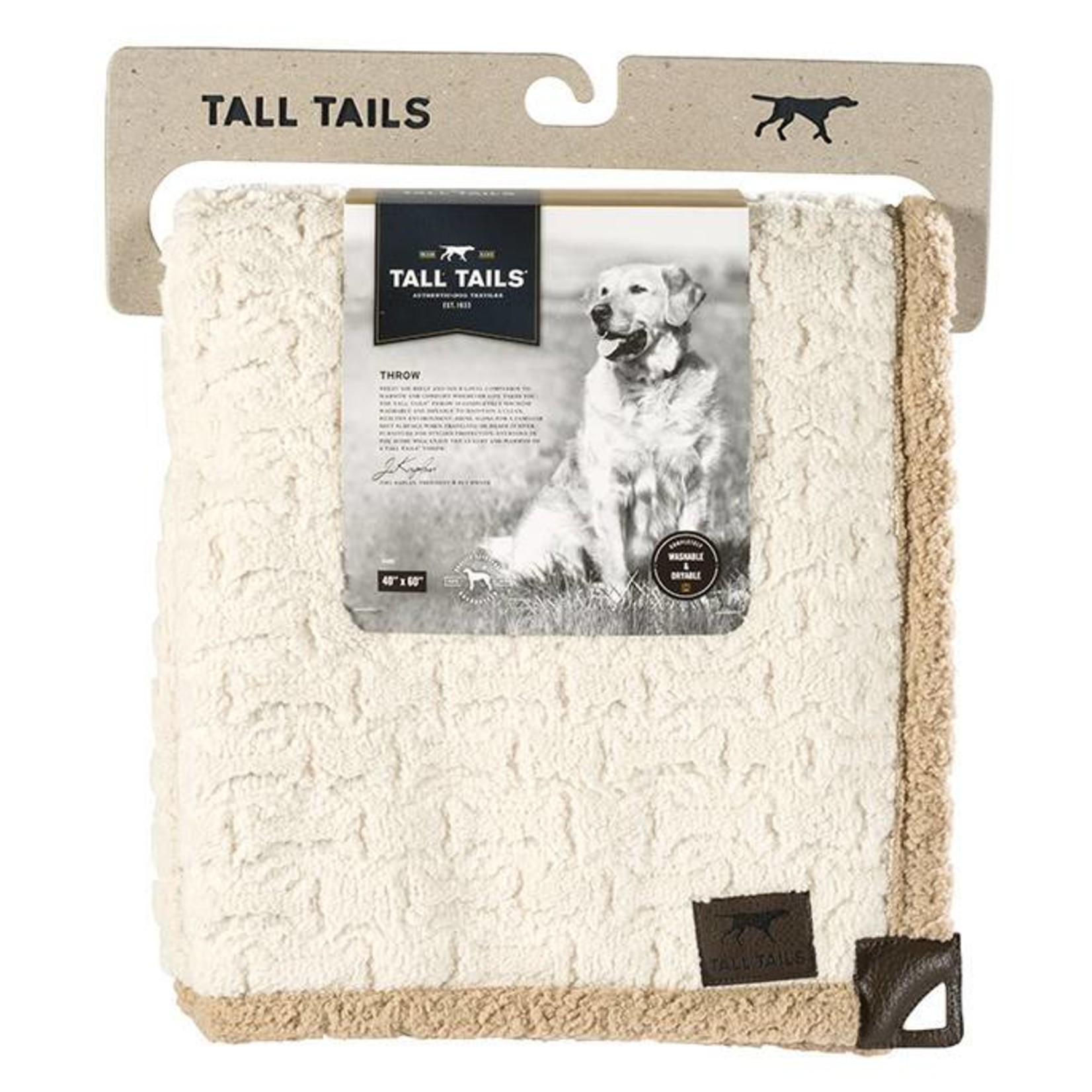 Rosewood Tall Tails Micro Sherpa Pet Throw 102 x 152cm