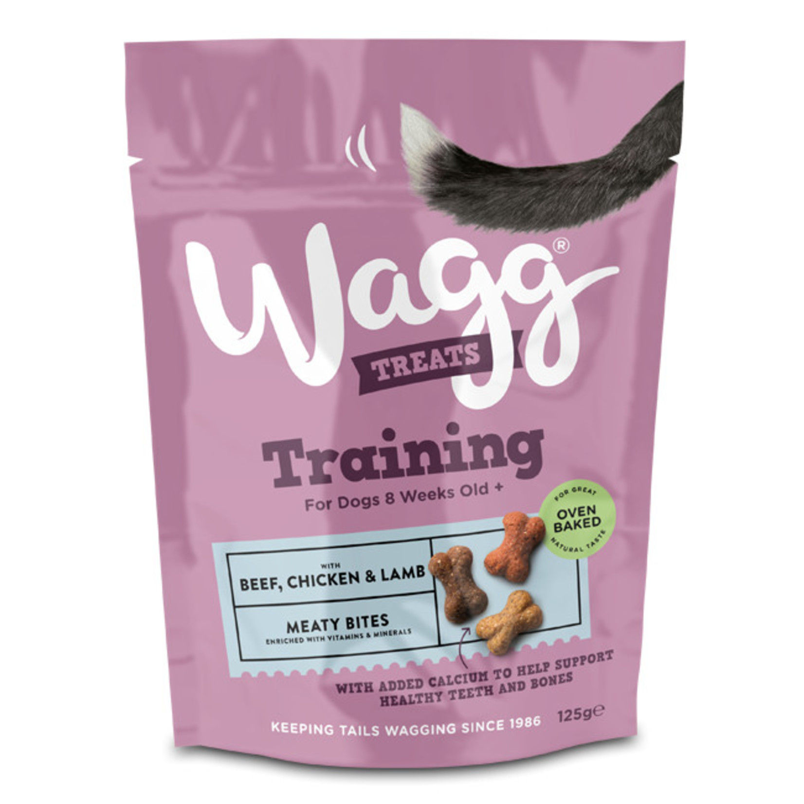Wagg Beef, Chicken & Lamb Meaty Bites Dog Training Treats, 125g