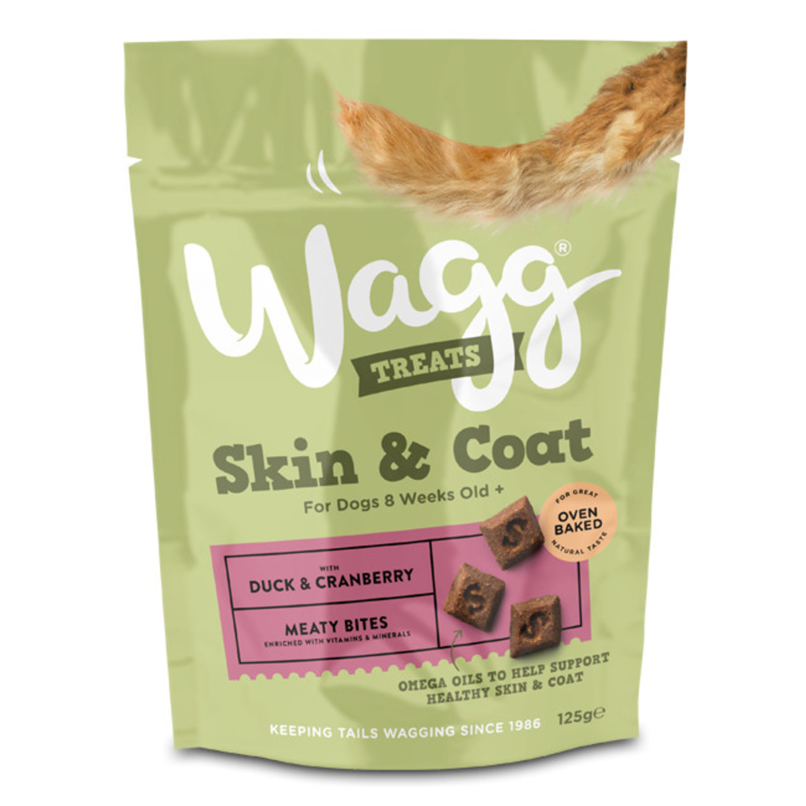 Wagg Dog Treats Skin & Coat 125g