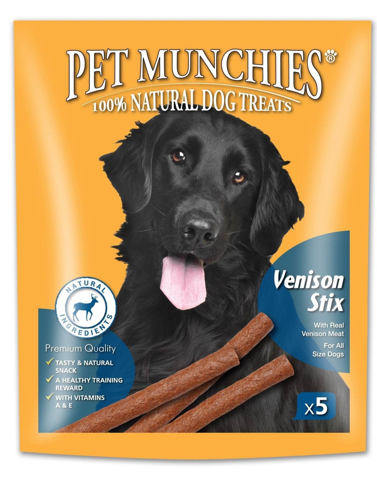 100-natural-dog-treats-venison-stix-50g-pet-care-by-post