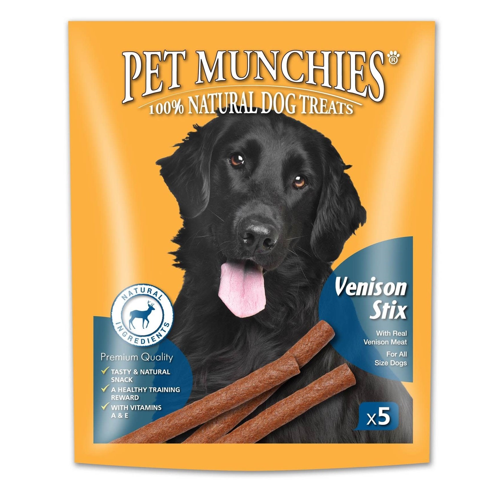 Pet Munchies Gourmet Venison Stix 100% Natural Dog Treats, 50g