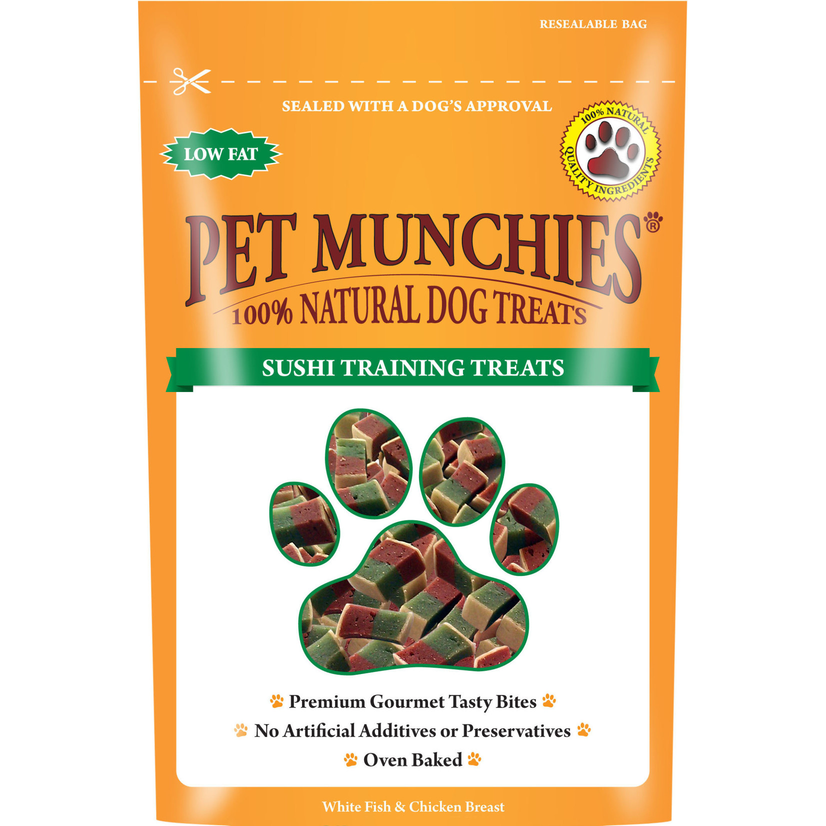 Pet Munchies Sushi Training Treats 100% Natural Dog Treats, 50g