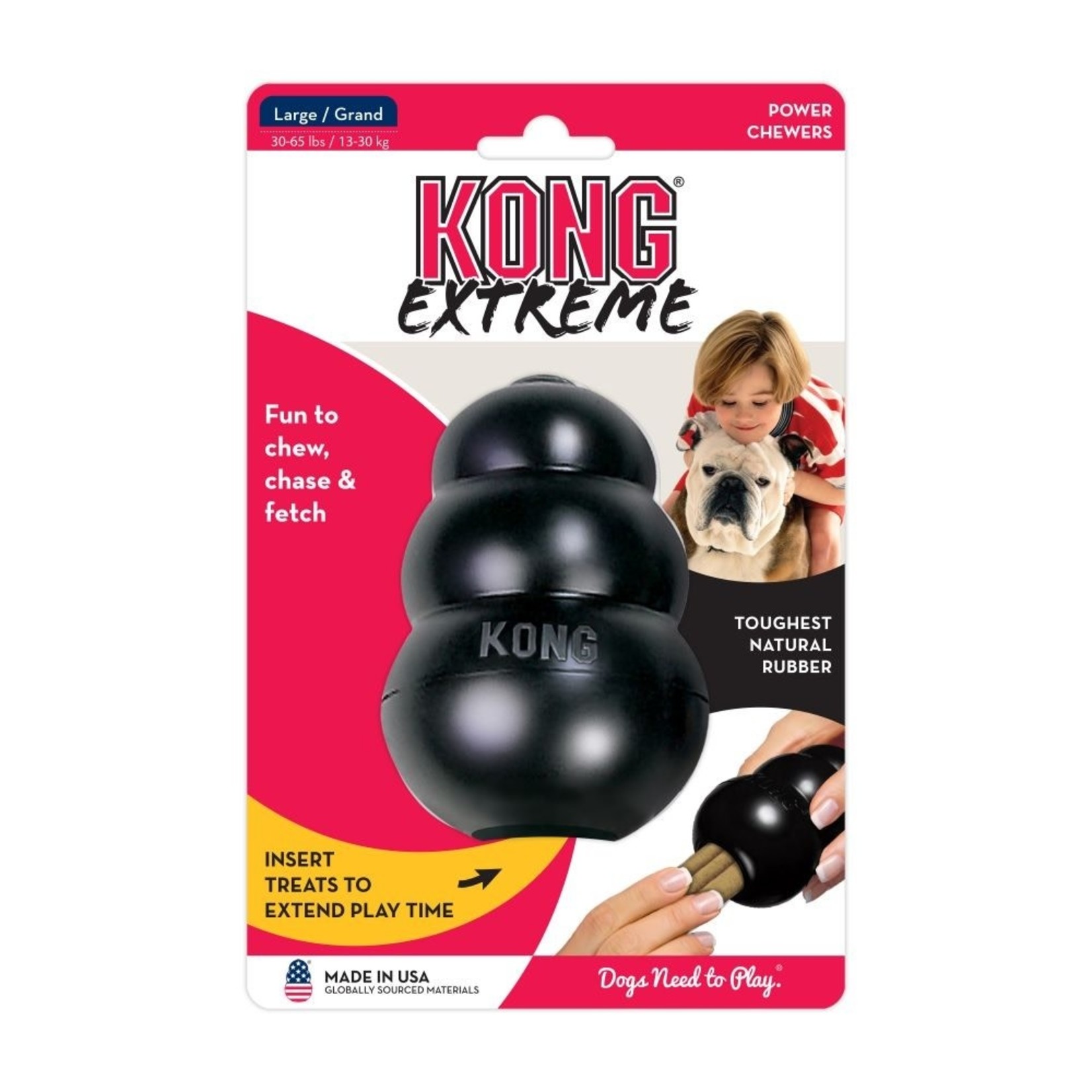 KONG Extreme Black Dog Toy