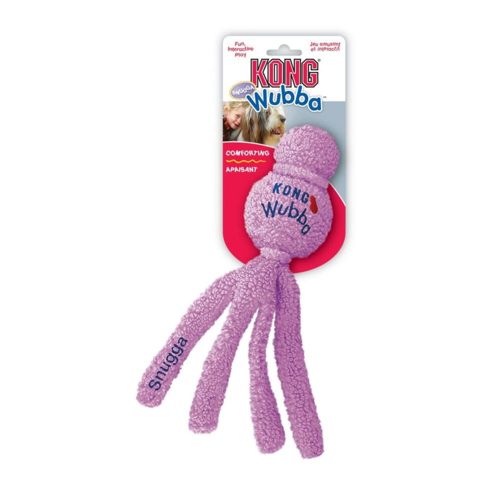 KONG Snugga Wubba Fleece Dog Toy