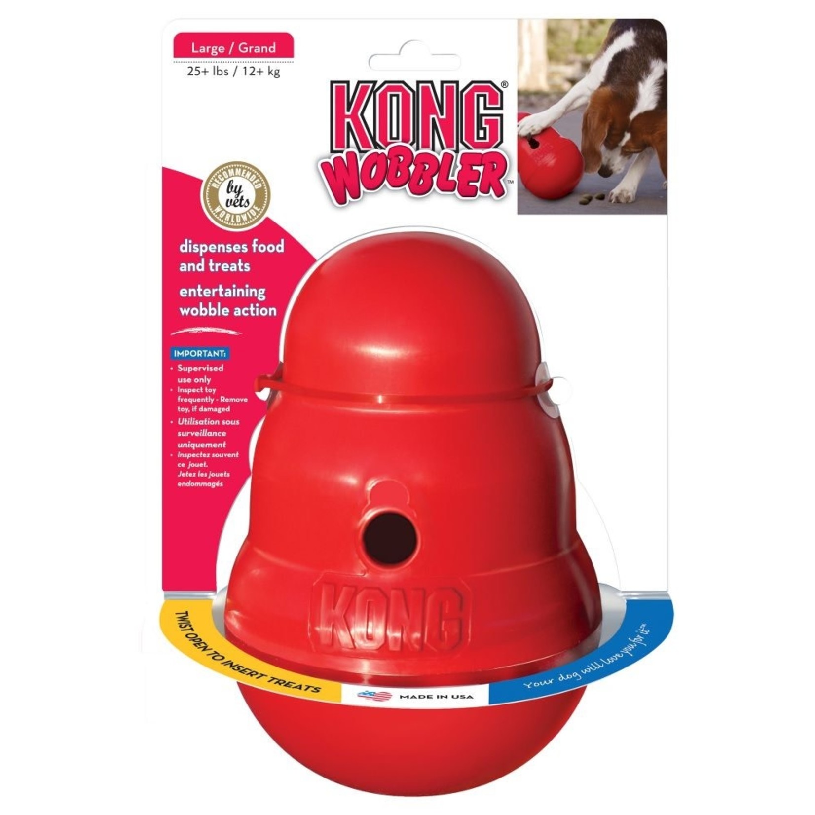 KONG Treat Wobbler Food-dispensing Toy