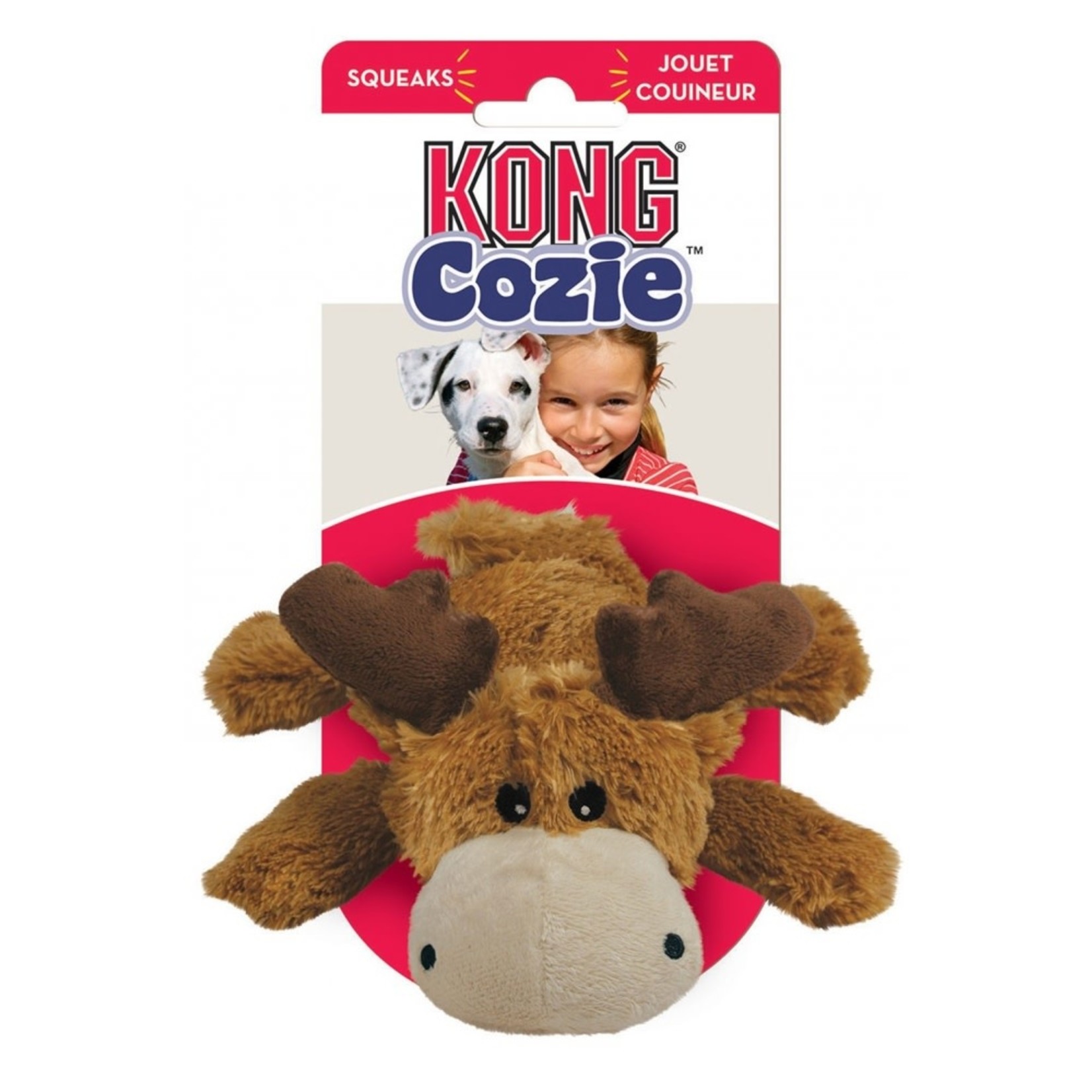 KONG Cozie Marvin Moose Plush Dog Toy, X Large