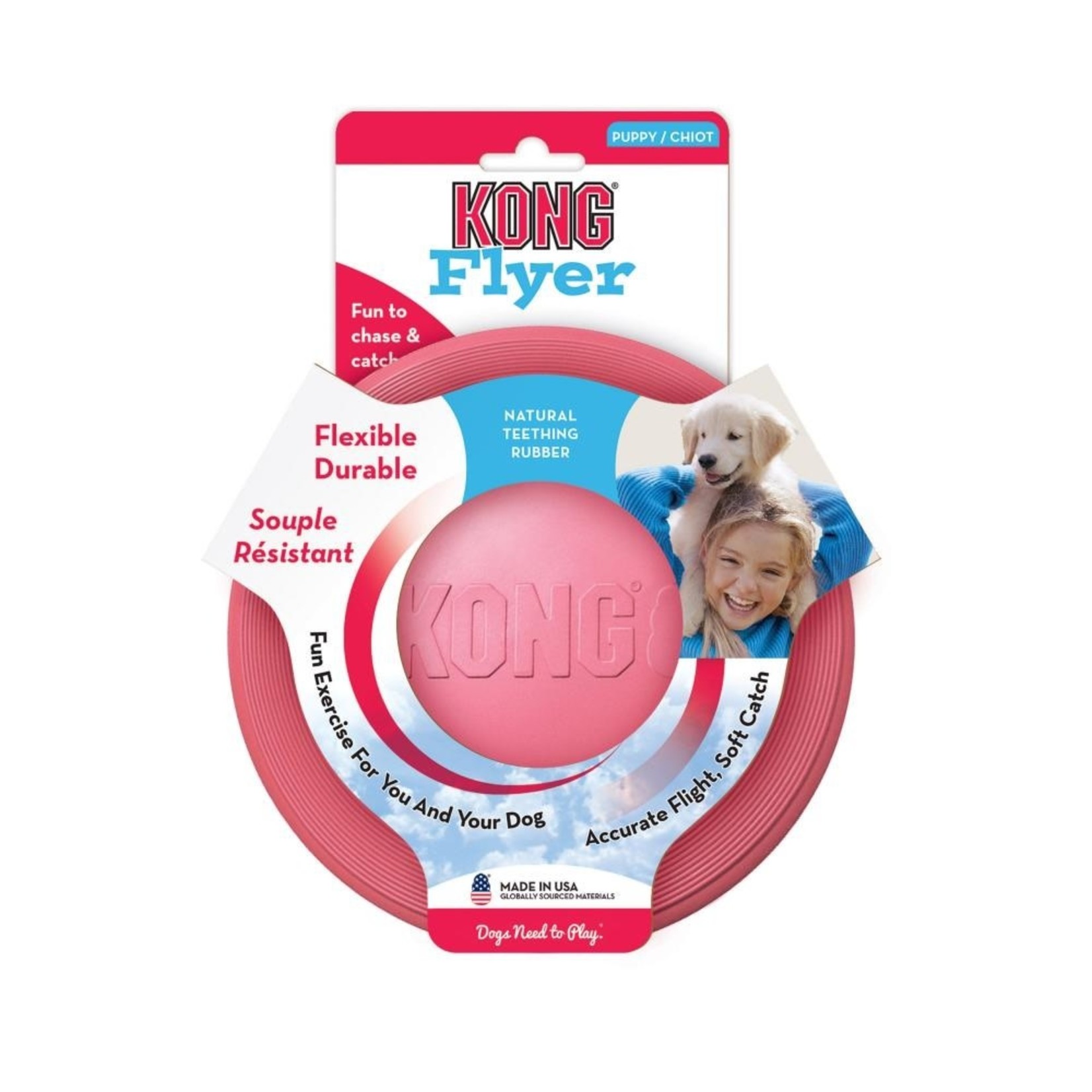 KONG Puppy Flyer Dog Toy