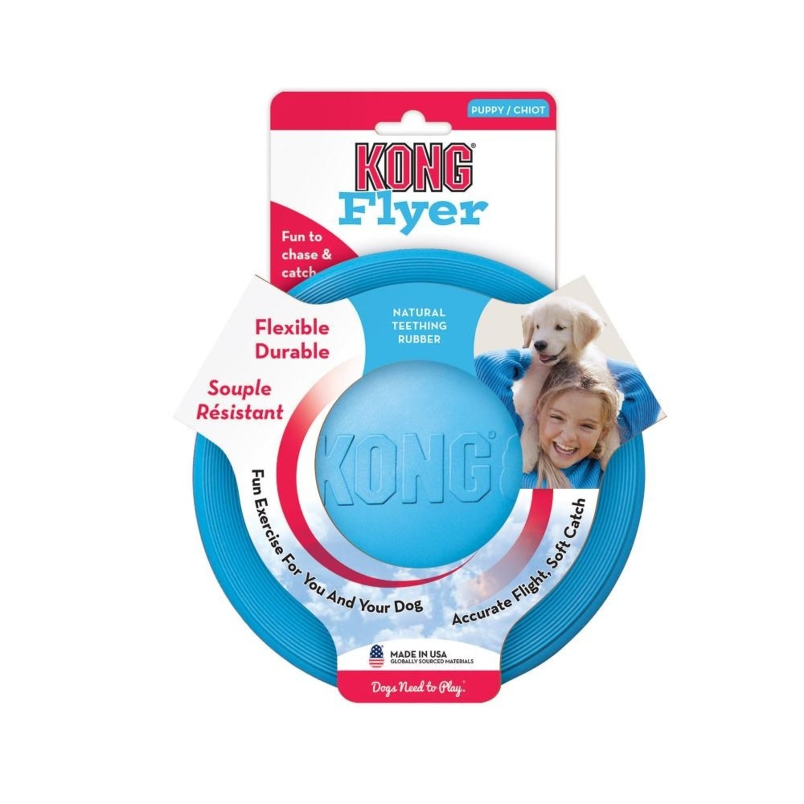 KONG Puppy Flyer Dog Toy