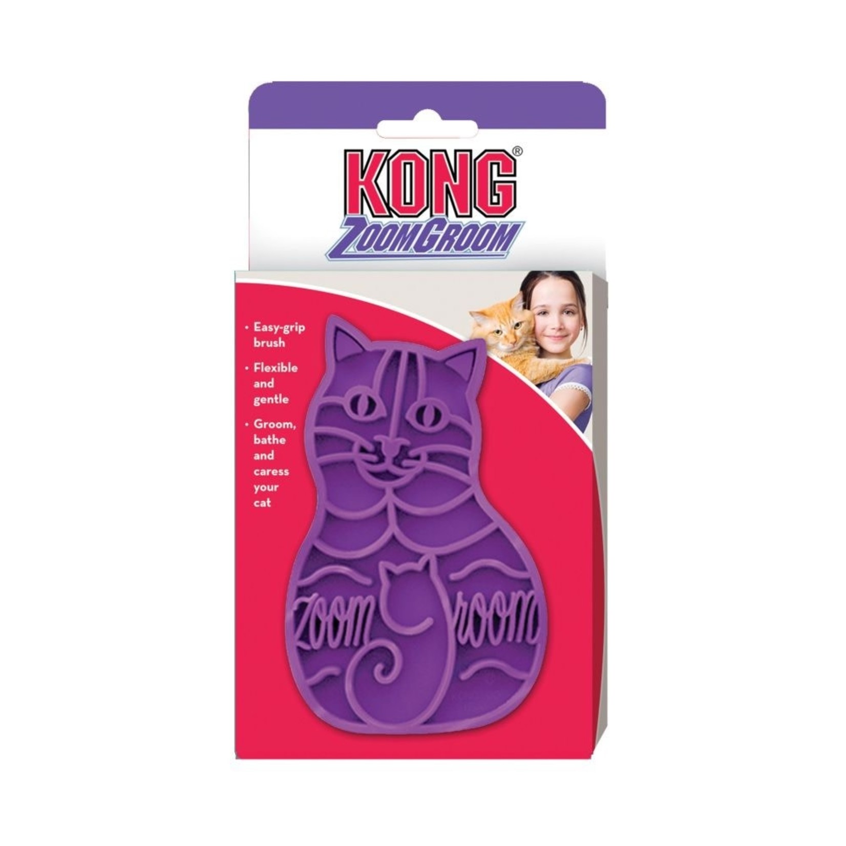 KONG Zoom Groom Brush for Cats