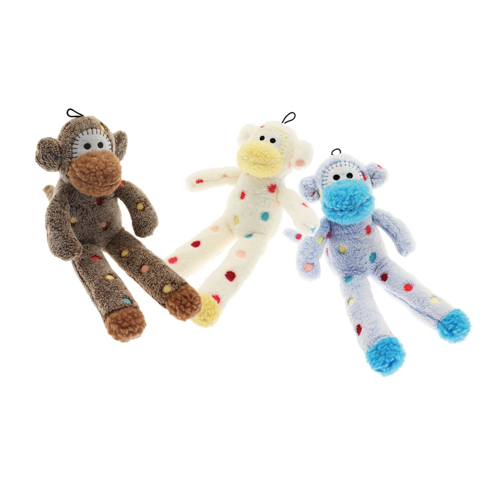 Happy Pet Little Rascals Sock Monkey Dog Toy