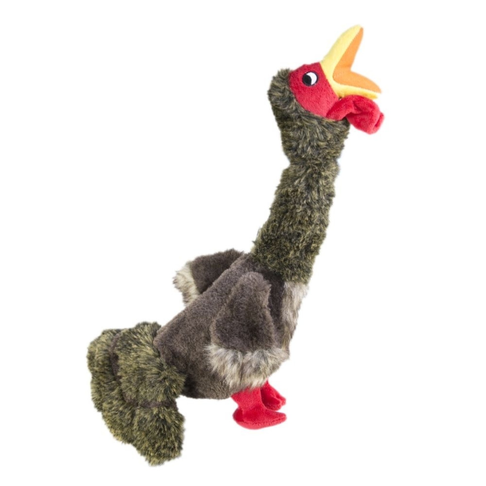 KONG Shakers Honkers Turkey Plush Dog Toy, Large