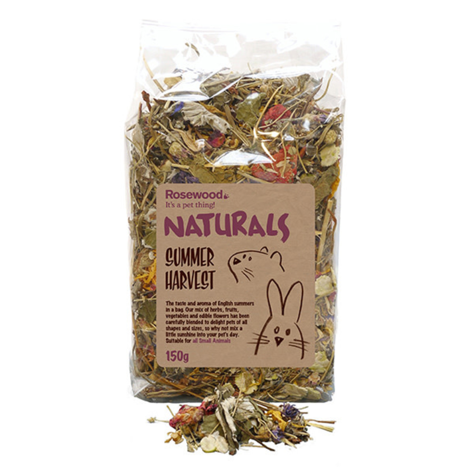 Rosewood Naturals Summer Harvest Small Animal Treats, 150g