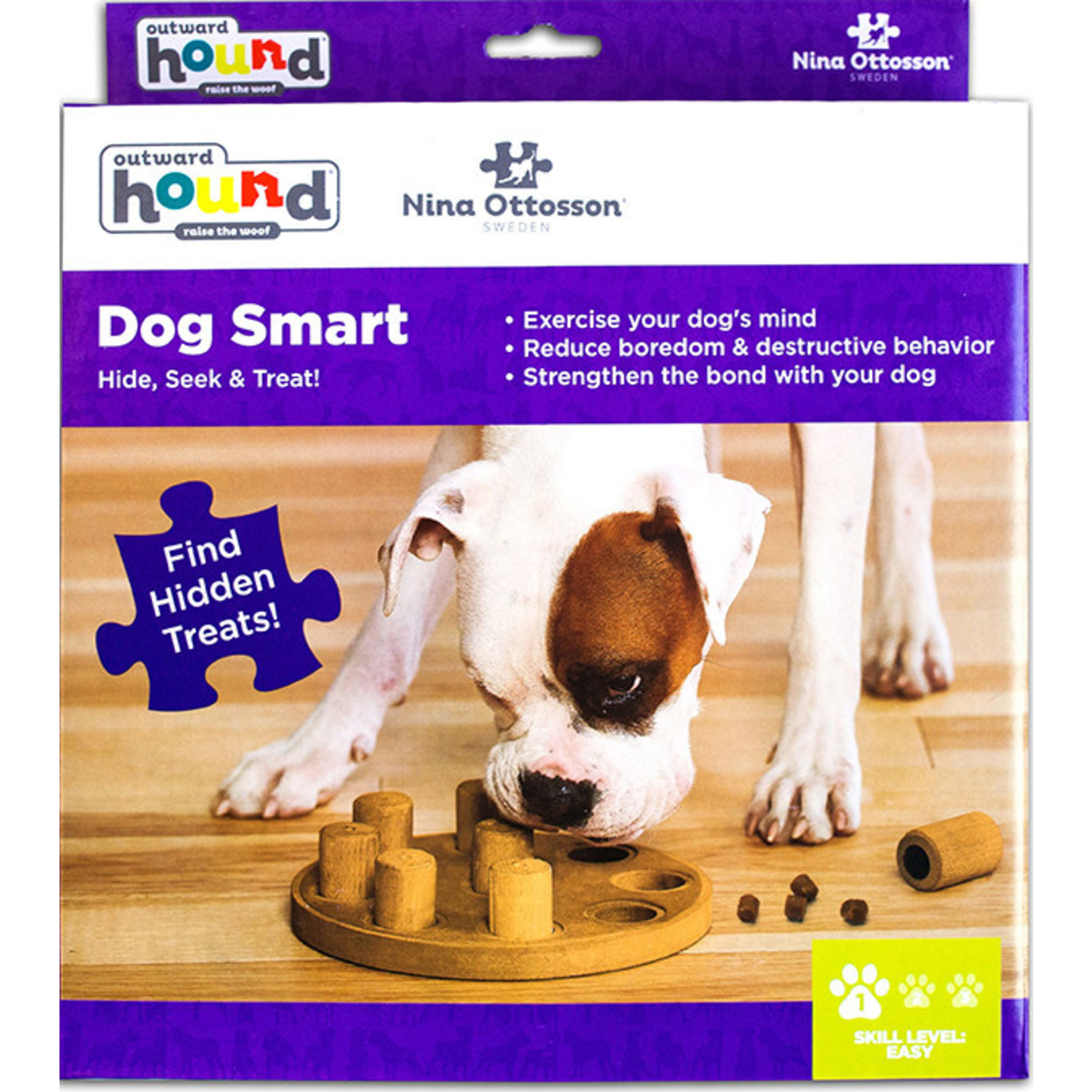 Nina Ottosson Dog Smart Composite Hide, Seek & Treat Puzzle Game