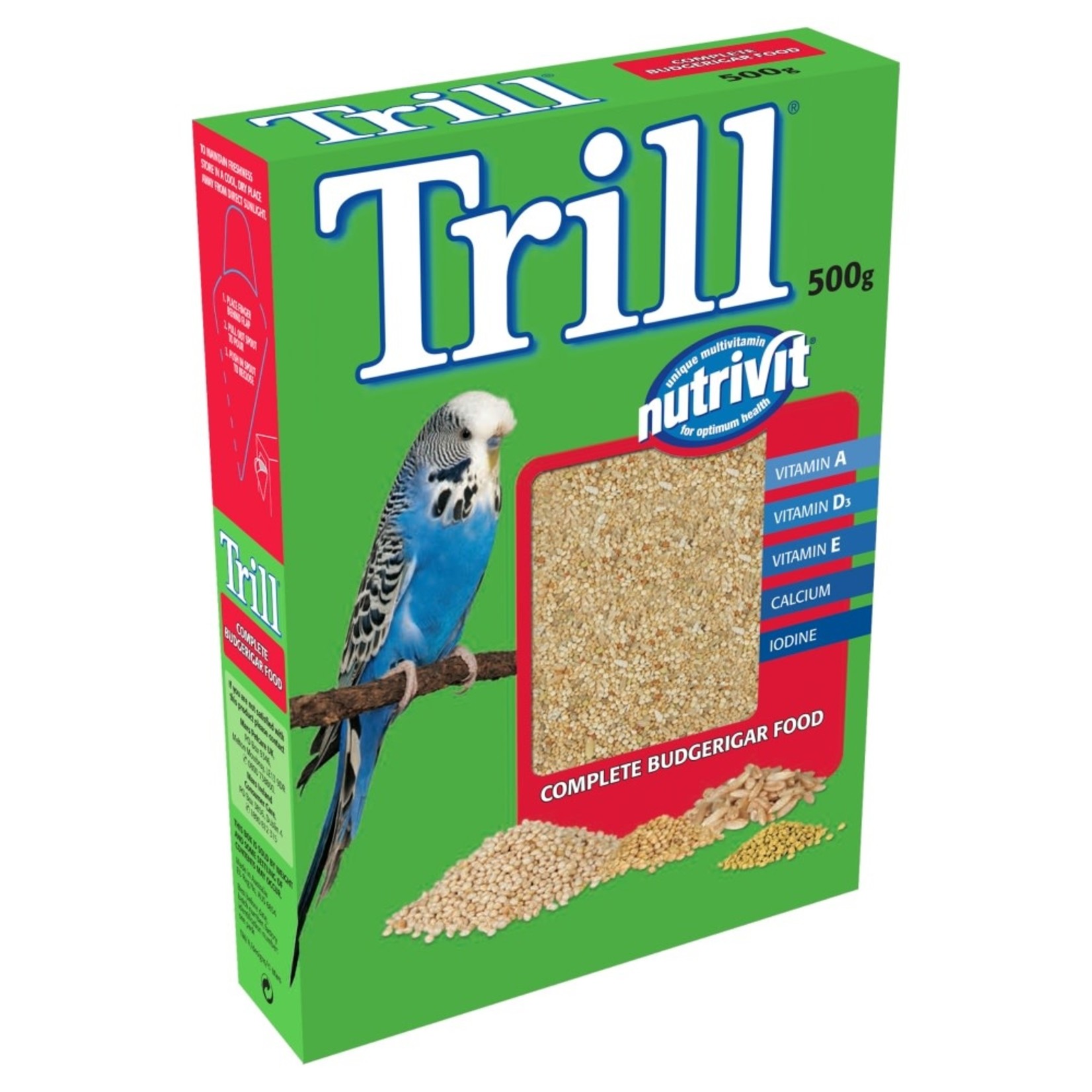 Trill Budgie Food, 500g