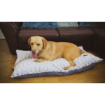 Snug & Cosy Novara Lounger Dog Bed, Brown