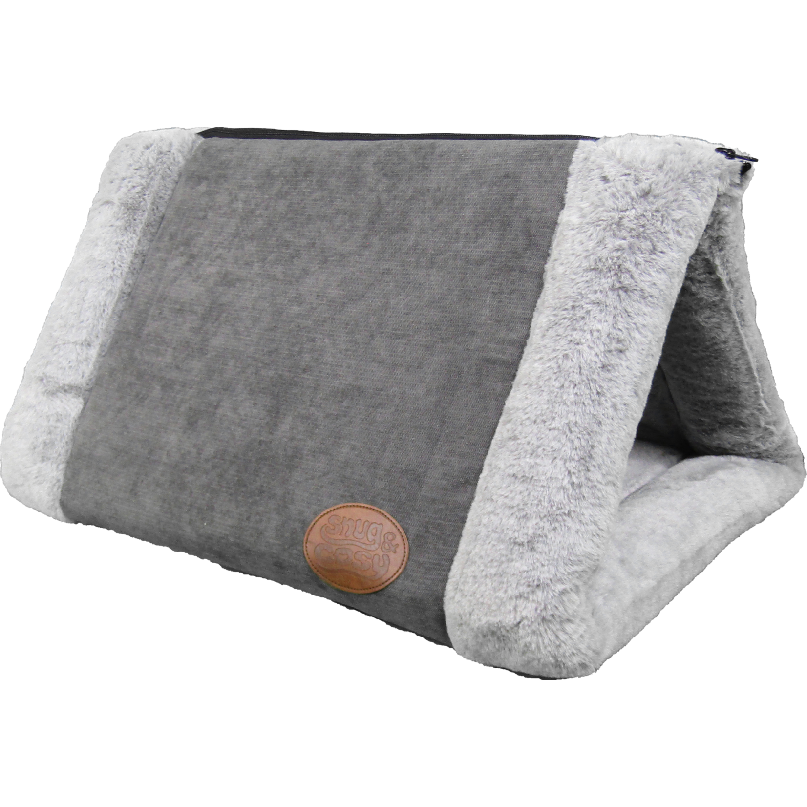 Snug & Cosy Cat Igloo Mat, Grey, 52 x 35cm