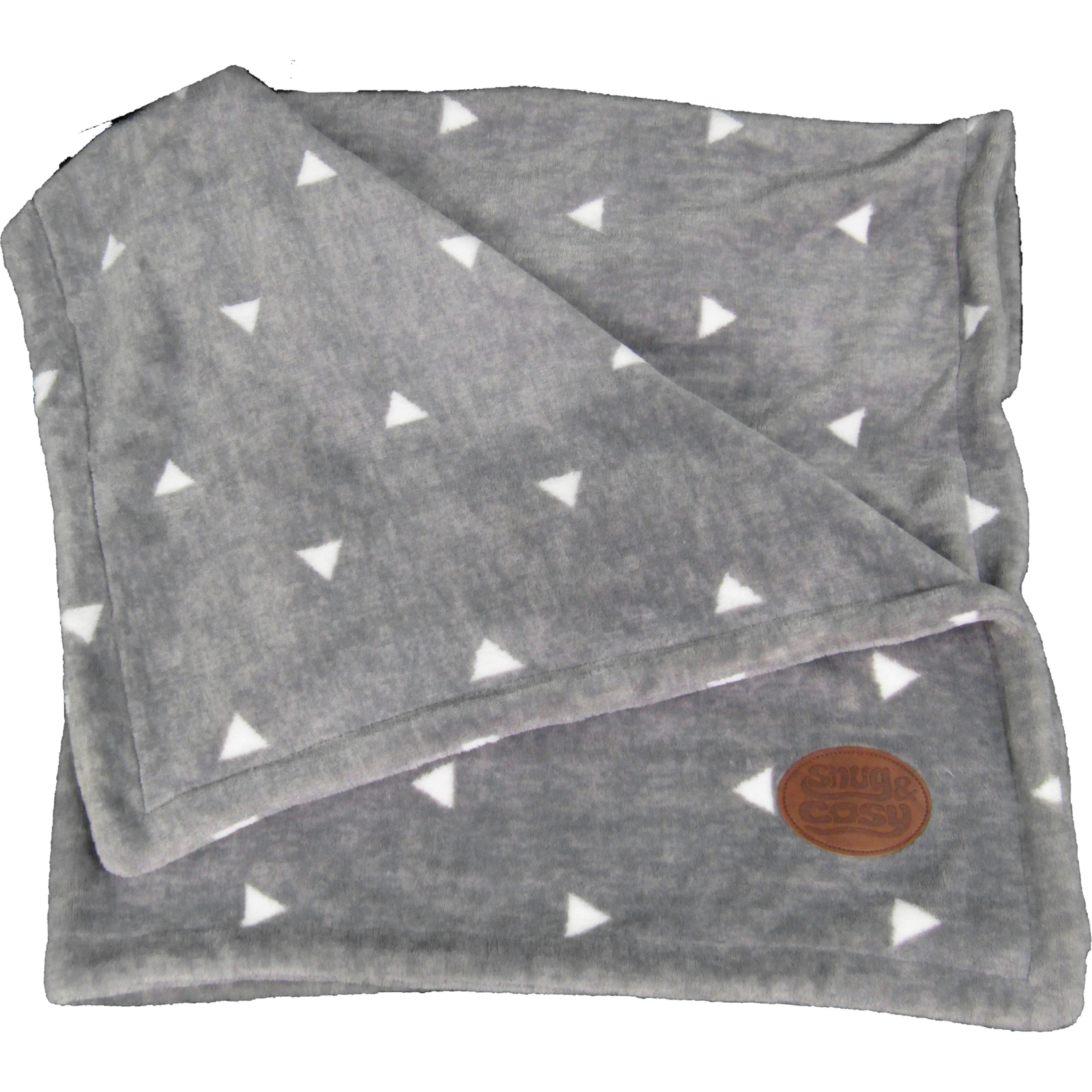 Snug & Cosy Grey Sparkle Plush Pet Blanket, 100 x 70cm