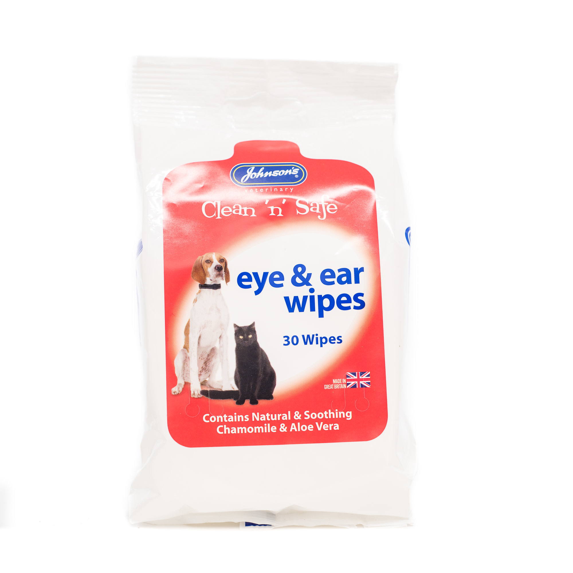 Clean n Safe Eye & Ear Wipes 50 Wipes Pet Care By Post