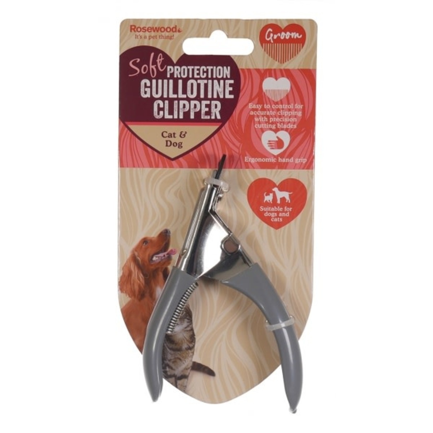 Rosewood Soft Protection Cat & Dog Manicure Guillotine Nail Clipper