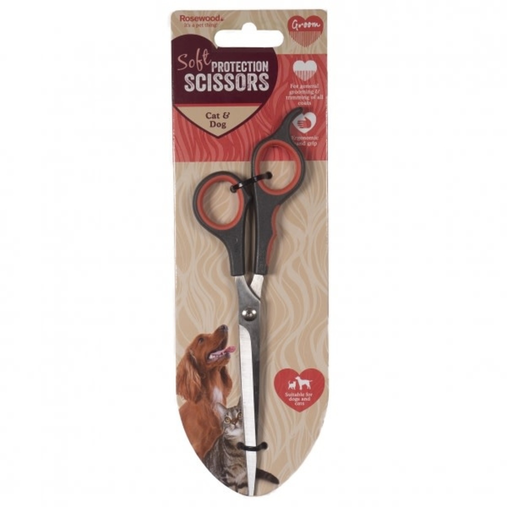 Rosewood Soft Protection Cat & Dog Grooming Manicure Scissors